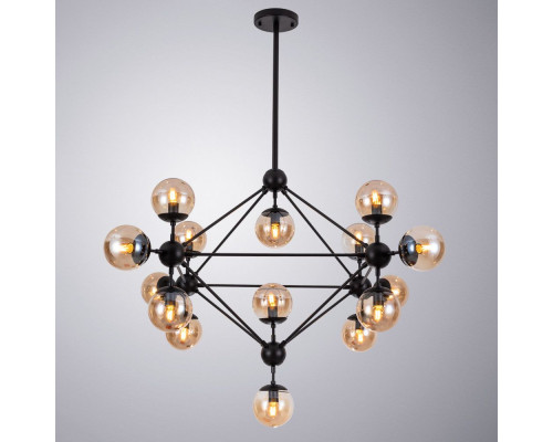 Дополнительное фото Люстра потолочная Arte Lamp Bolla A1664SP-15BK: Купить в Интернет магазин освещения GCSVET.RU