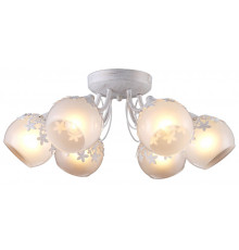 Люстра потолочная Natali Kovaltseva 75043-6C WHITE GOLD