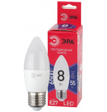 Светодиодная лампочка Эра LED B35-8W-865-E27 R Б0045342