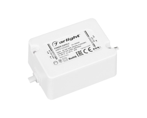 Основное фото Сетевой адаптер Arlight ARPV-LV24020 24V 0.83A 20W 033329: Купить в Интернет магазин освещения GCSVET.RU