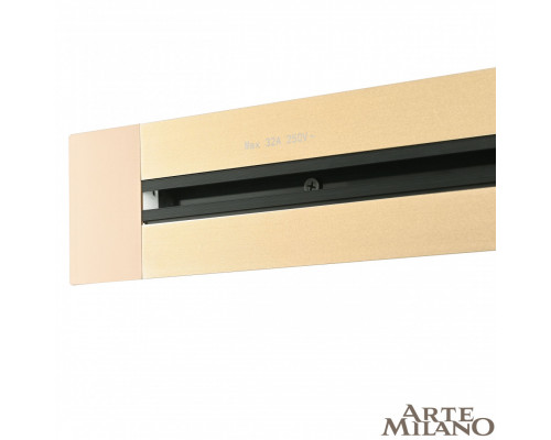 Дополнительное фото Встраиваемый шинопровод Arte Milano Am-track-sockets 382305TB/50 Gold: Купить в Интернет магазин освещения GCSVET.RU