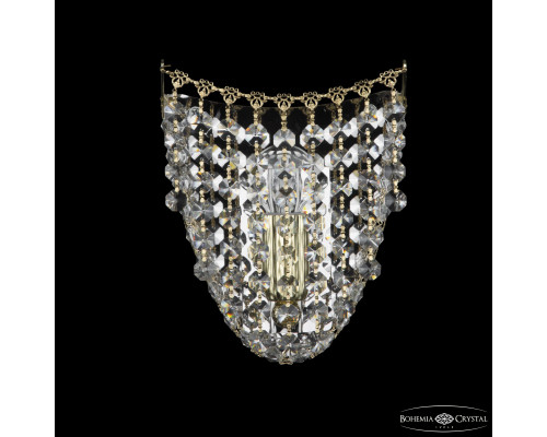 Основное фото Светильник настенный Bohemia Ivele Crystal 77081B/16 G: Купить в Интернет магазин освещения GCSVET.RU