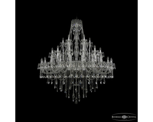 Основное фото Люстра подвесная Bohemia Ivele Crystal 1415/24+12+6/530 Ni: Купить в Интернет магазин освещения GCSVET.RU