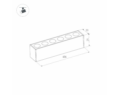 Дополнительное фото Светильник трековый (магнитый) Arlight MAG-DOTS-25-L400-12W Warm3000 (BK, 30 deg, 24V, DALI) 046324: Купить в Интернет магазин освещения GCSVET.RU