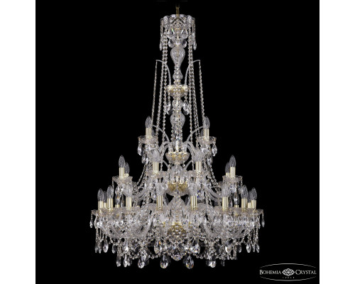 Основное фото Люстра подвесная Bohemia Ivele Crystal 1411/16+8+4/300/XL-131/3d G: Купить в Интернет магазин освещения GCSVET.RU