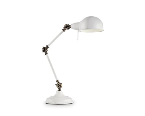 Основное фото Лампа настольная Ideal Lux Truman TL1 Bianco 145198: Купить в Интернет магазин освещения GCSVET.RU