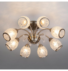 Люстра потолочная Eurosvet 30026/8 античная бронза