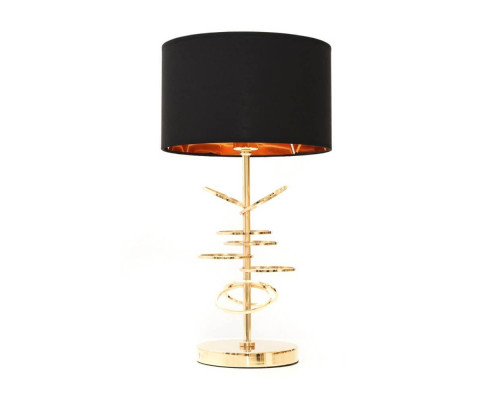 Дополнительное фото Лампа настольная Lumina Deco Milari LDT 5530 F.GD+BK: Купить в Интернет магазин освещения GCSVET.RU
