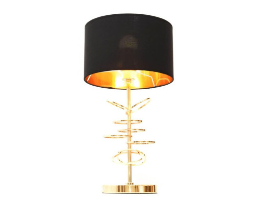 Дополнительное фото Лампа настольная Lumina Deco Milari LDT 5530 F.GD+BK: Купить в Интернет магазин освещения GCSVET.RU