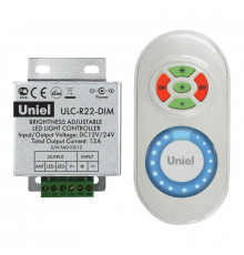 Контроллер для управления яркостью одноцветных светодиодов (05947) Uniel ULC-R22-DIM White