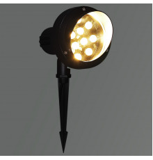 Грунтовый светильник Reluce 09401-0.7-001U LED12W BK+WW
