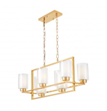 Люстра подвесная Lumina Deco Lino LDP 1239-8 F.GD