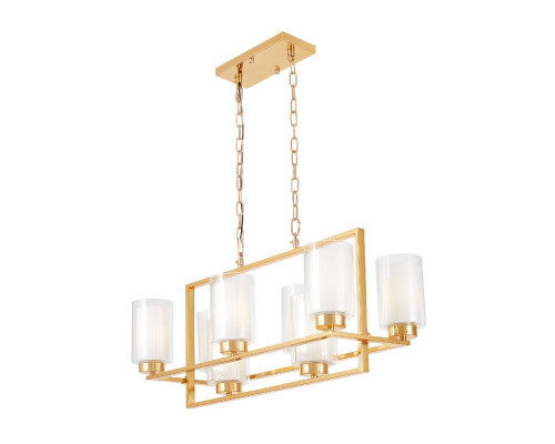 Основное фото Люстра подвесная Lumina Deco Lino LDP 1239-8 F.GD: Купить в Интернет магазин освещения GCSVET.RU