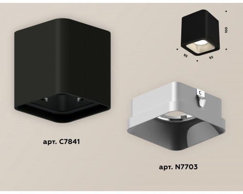Дополнительное фото Светильник накладной Ambrella Light Techno XS7841003 (C7841, N7703): Купить в Интернет магазин освещения GCSVET.RU