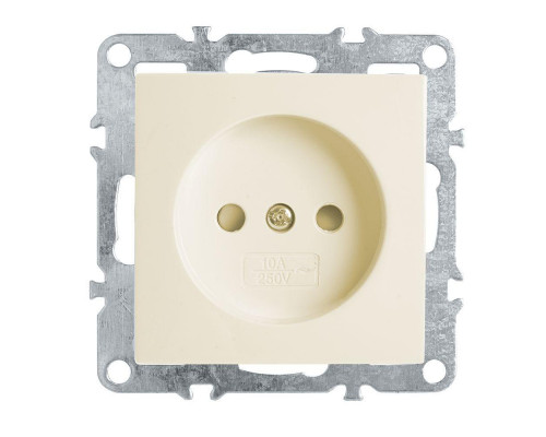 Основное фото Розетка Stekker Эрна б/з 10A 250V с защитной шторкой слоновая кость PST10-9109-02 39327: Купить в Интернет магазин освещения GCSVET.RU