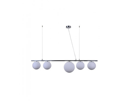 Дополнительное фото Люстра подвесная Lumina Deco Baristica LDP 6012-5 CHR+WT: Купить в Интернет магазин освещения GCSVET.RU