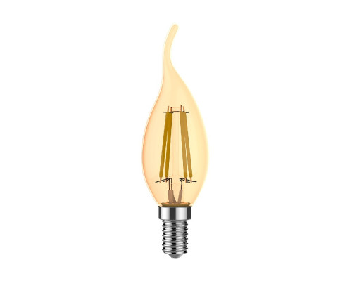 Основное фото Лампа светодиодная Gauss Basic Filament E14 3,8W 2400K 1047154: Купить в Интернет магазин освещения GCSVET.RU