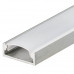 Основное фото Профиль с экраном Arlight ALU-WIDE-H8-2000 ANOD+FROST 014852: Купить в Интернет магазин освещения GCSVET.RU