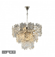 Люстра подвесная iLamp Homy P2545-8 Nickel