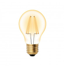 Филаментная лампа светодиодная (UL-00002355) Uniel E27 6W 2250K прозрачная LED-A60-6W/GOLDEN/E27 GLV21GO