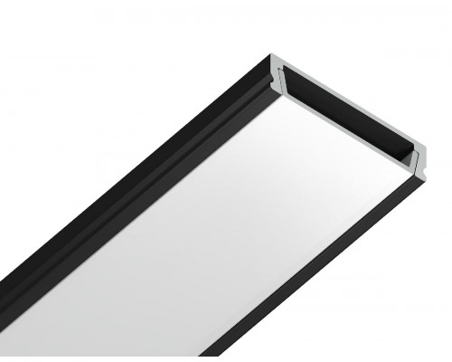 Дополнительное фото Алюминиевый накладной профиль Ambrella Light Alum Profile GP1800BK: Купить в Интернет магазин освещения GCSVET.RU