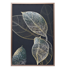 Настенный декор (картина) Золотые листья-1 Garda Decor 89VOR-GOLDEN LEAVES-1