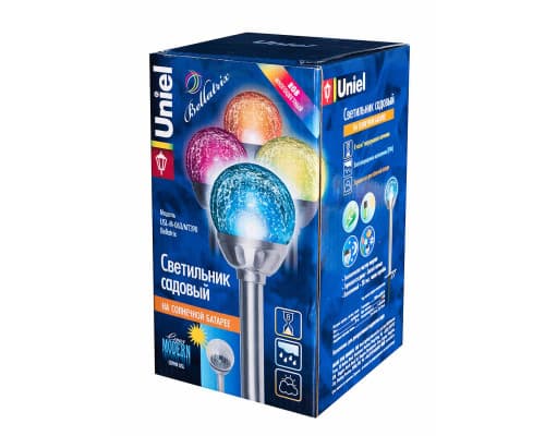 Дополнительное фото Светильник на солнечных батареях (07280) Uniel Modern USL-M-063/MT390 Bellatrix: Купить в Интернет магазин освещения GCSVET.RU