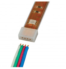 Изолирующий зажим для светодиодной ленты Uniel UCW-R10 WHITE 020 POLYBAG 06684
