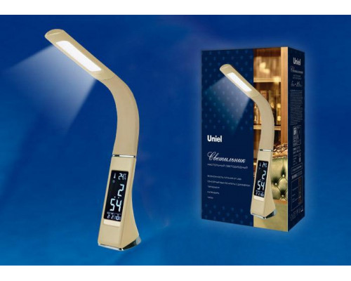 Основное фото Лампа настольная (UL-00003303) Uniel TLD-542 Cream/LED/300Lm/5000K/Dimmer: Купить в Интернет магазин освещения GCSVET.RU