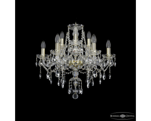 Основное фото Люстра подвесная Bohemia Ivele Crystal 1415/6+3/200 G: Купить в Интернет магазин освещения GCSVET.RU