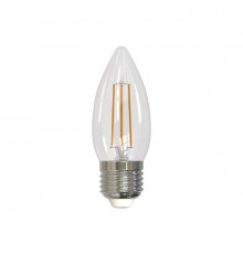Филаментная лампа светодиодная (UL-00005167) Uniel E27 11W 4000K прозрачная LED-C35-11W/4000K/E27/CL PLS02WH