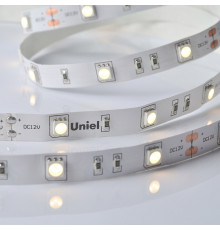 Лента светодиодная Uniel ULS-M22-5050-30LED/m-10mm-IP20-DC12V-7,2W/m-5M-3000K PROFI катушка в герметичной упаковке