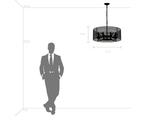 Дополнительное фото Люстра подвесная Lightstar Zeta 728083: Купить в Интернет магазин освещения GCSVET.RU