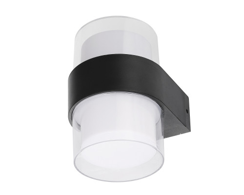 Основное фото Светильник настенный для улицы Uniel ULU-P22B-2x5W/4000K IP65 BLACK UL-00010516: Купить в Интернет магазин освещения GCSVET.RU