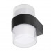Основное фото Светильник настенный для улицы Uniel ULU-P22B-2x5W/4000K IP65 BLACK UL-00010516: Купить в Интернет магазин освещения GCSVET.RU