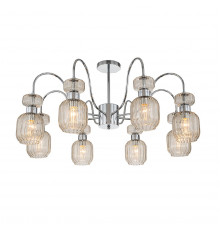 Люстра потолочная Escada Gloss 1141/8PL Chrome/Beige