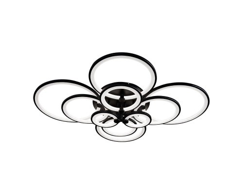 Основное фото Люстра потолочная LED iLedex Ring A001/10 BK: Купить в Интернет магазин освещения GCSVET.RU
