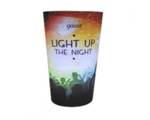 Основное фото Стакан с LED подстветкой Gauss LCUP Party LC004: Купить в Интернет магазин освещения GCSVET.RU