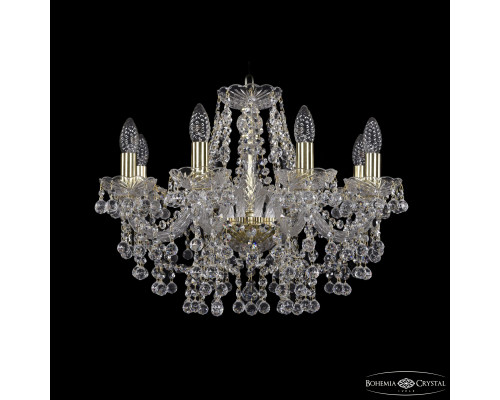 Основное фото Люстра подвесная Bohemia Ivele Crystal 1409/8/195 G: Купить в Интернет магазин освещения GCSVET.RU