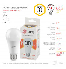 Светодиодная лампочка Эра LED A65-30W-827-E27 Б0048015