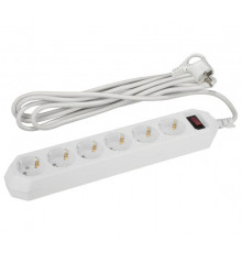 Сетевой фильтр ЭРА USF-6es-5m-W-Box Б0037264