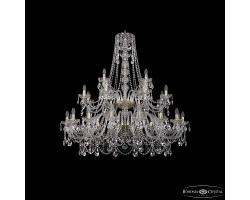 Основное фото Люстра подвесная Bohemia Ivele Crystal 1411/16+8+4/460/2d G: Купить в Интернет магазин освещения GCSVET.RU
