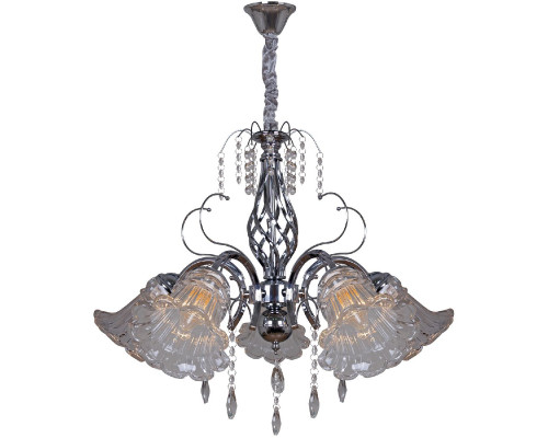 Основное фото Люстра подвесная Reluce 02349-0.4-05 CR+CL: Купить в Интернет магазин освещения GCSVET.RU