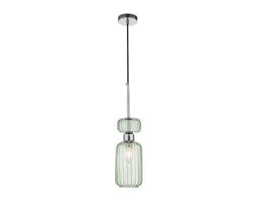 Основное фото Светильник подвесной Escada Gloss 1141/1S Chrome/Green: Купить в Интернет магазин освещения GCSVET.RU