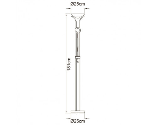 Дополнительное фото Напольный светильник Arte Lamp Duetto A4329PN-2CC: Купить в Интернет магазин освещения GCSVET.RU