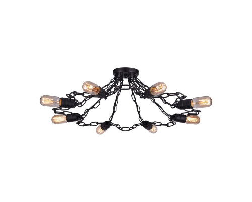 Основное фото Люстра потолочная Arte Lamp A9344PL-8BK: Купить в Интернет магазин освещения GCSVET.RU