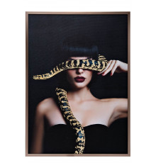 Настенный декор (картина) Девушка со змеей Garda Decor 89VOR-GIRL/SNAKE-1