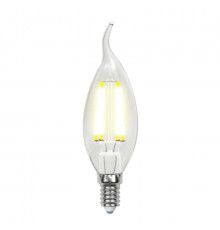 Филаментная лампа светодиодная (UL-00003248) Uniel E14 7,5W 3000K прозрачная LED-CW35-7,5W/WW/E14/CL GLA01TR