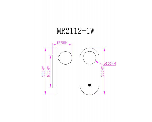 Дополнительное фото Настенный светильник Myfar Juliet MR2112-1W: Купить в Интернет магазин освещения GCSVET.RU