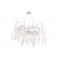 Люстра подвесная Crystal Lux REINA SP8 D1000 SILVER PATINA